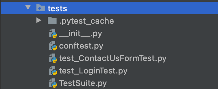 tests in Framework